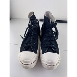 Converse Chuck Taylor All Star Lift Platform High Top Sneakers Black Size 7